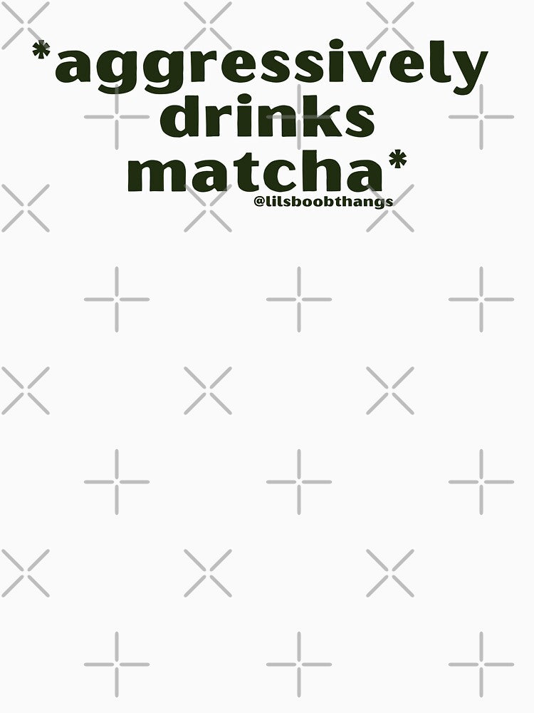 Aggressively drinks matcha. v2 | by @lilsboobthangs by lilsboobthangs