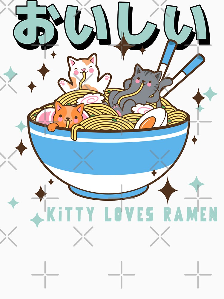 Kitty Loves Ramen- Ramen Life Tastes Great! by Red-ElYoubi