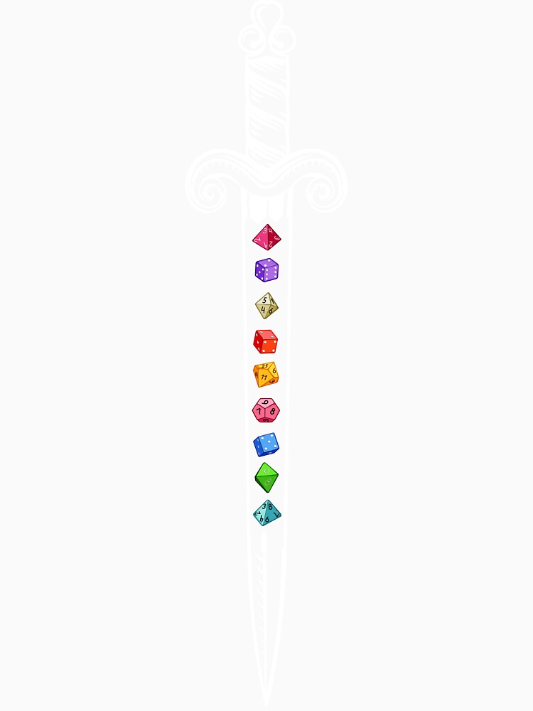 Dungeons and Dragon Sword Dice by Trendy-Exe