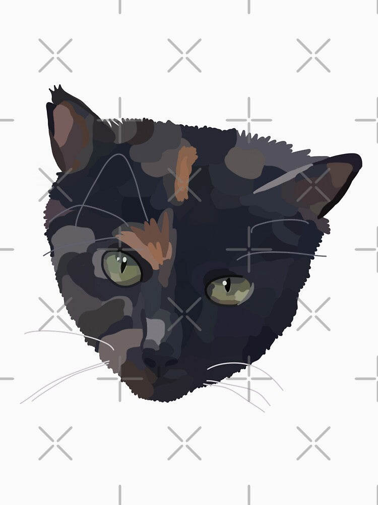 Fluffy Tortoiseshell Head - JubJub by Mekredez