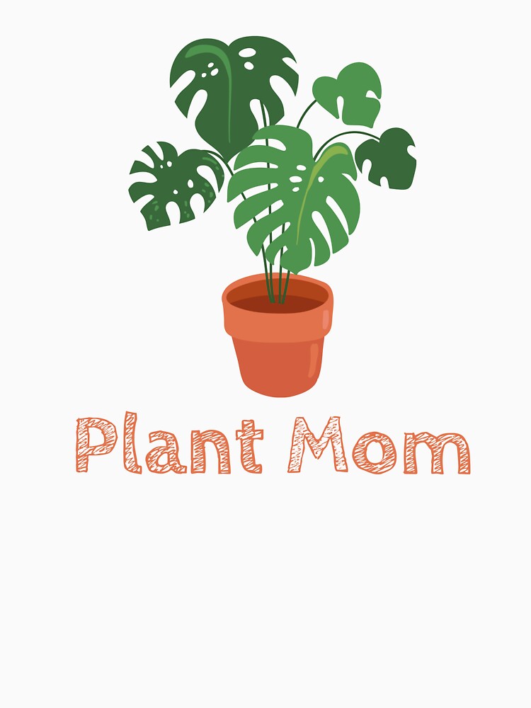 Plant Mom | Orange | Monstera | House Plants | Plants | Plant Lady | Plant Lover | Gardener | Gardening | Plant on a Stool by ShoniwDesigns