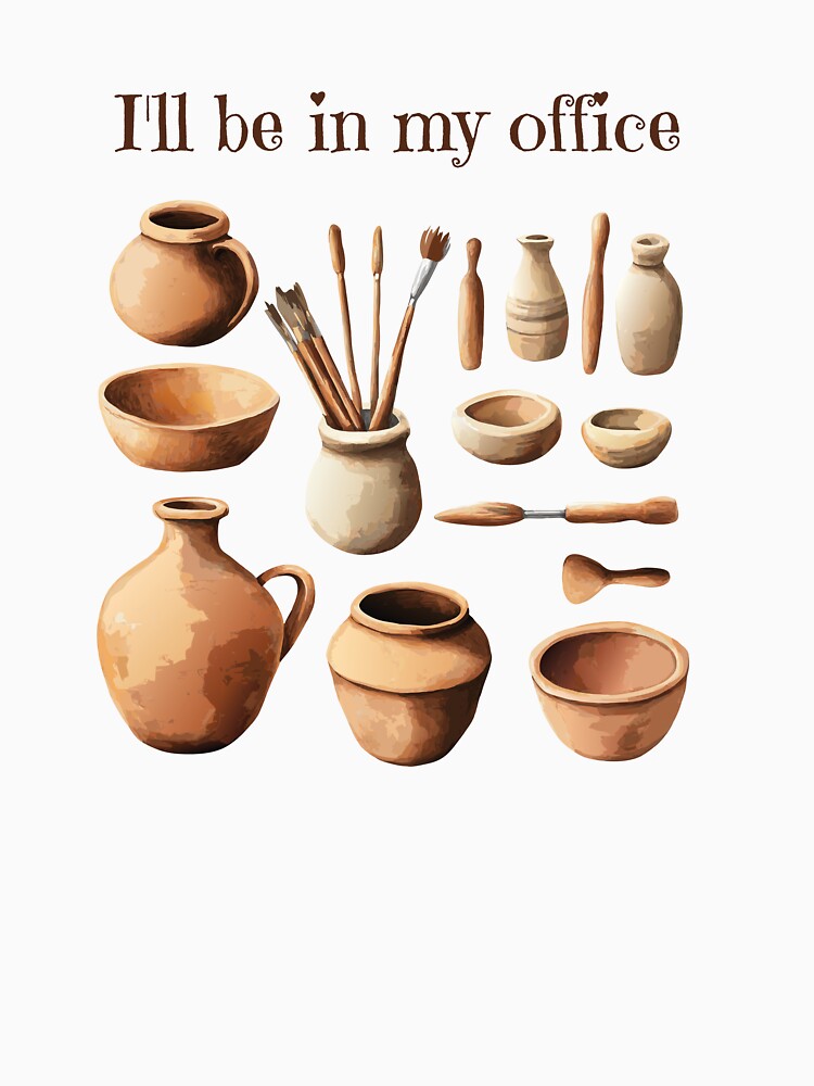 Pottery tools craft office by Fixelgraphic