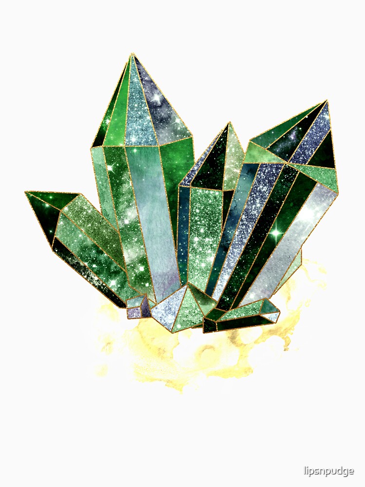 Lips n Pudge Groovy Green Crystal by lipsnpudge
