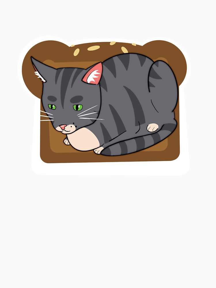 LOAFIN' (Grey Tabby Cat) by tankdumpster