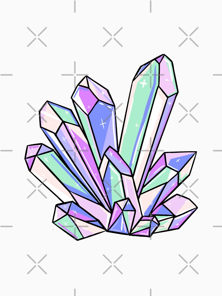 Stunning rainbow pastel crystal cluster by ArtistryByColls
