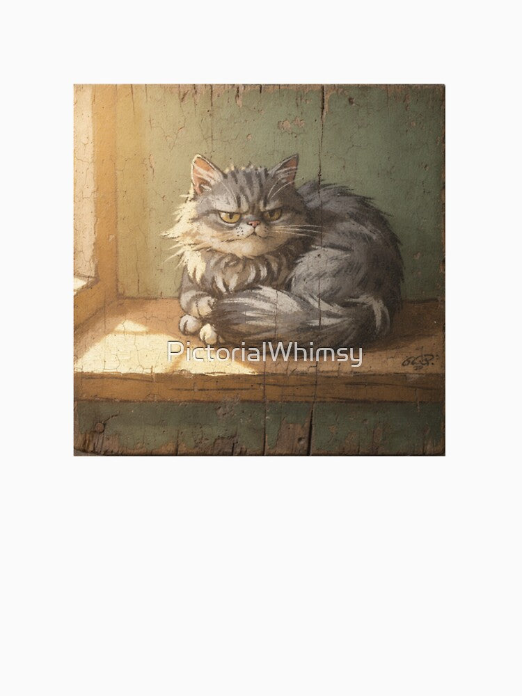 Grey Longhair in the Window Loaf by PictorialWhimsy