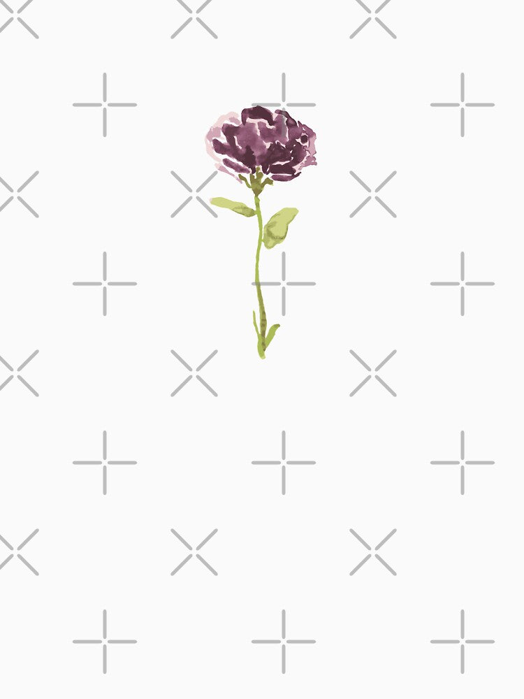 Purple Watercolor Flower by mynameisliana