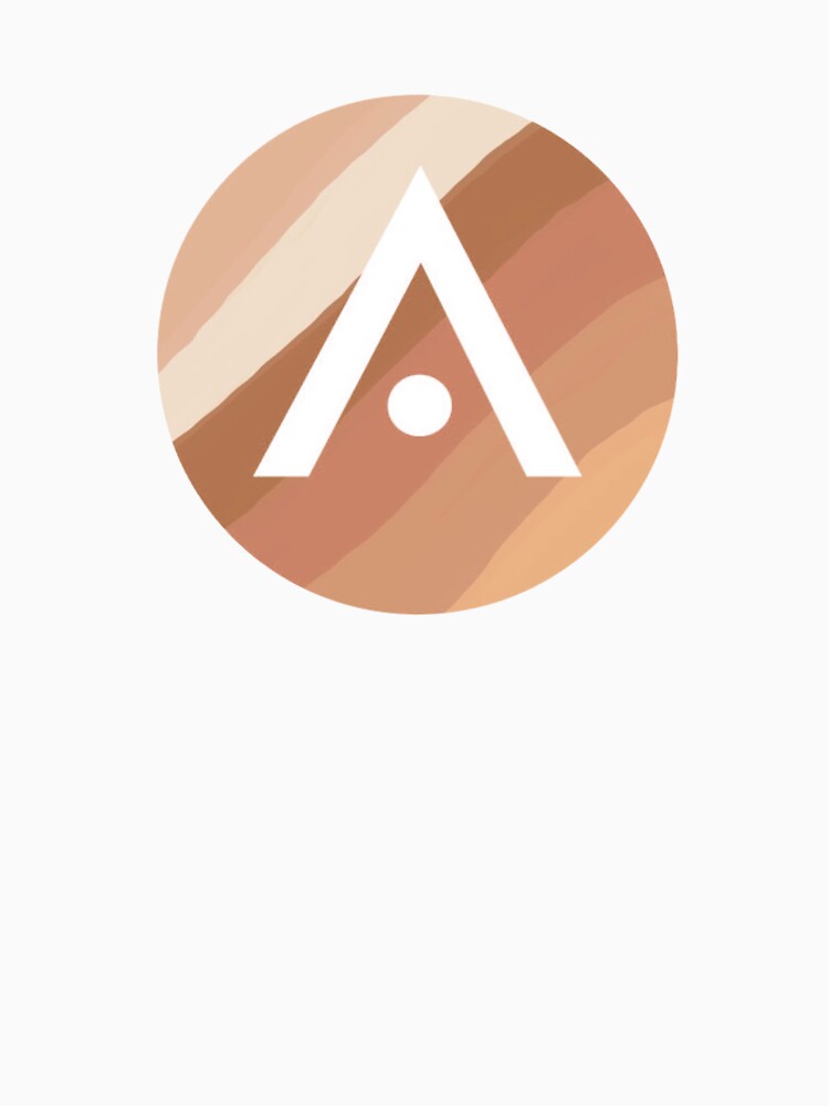 Red Brown Boho Aveda Logo by Dalaura
