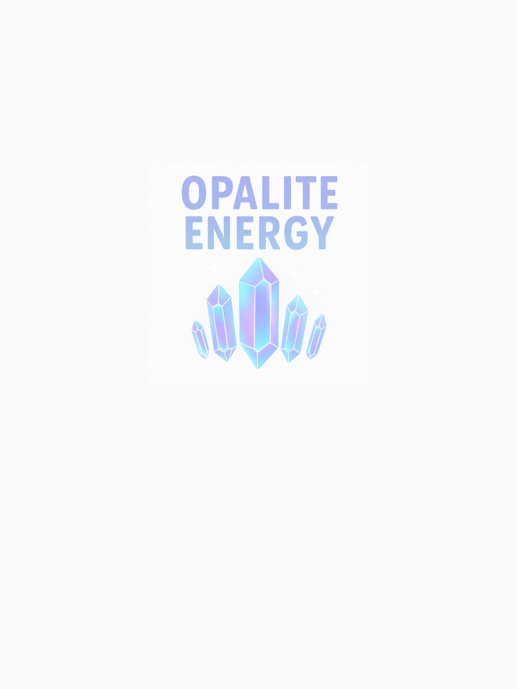 ✨ Opalite Glow – Minimal Spiritual Crystal Energy Design by LoaiArt