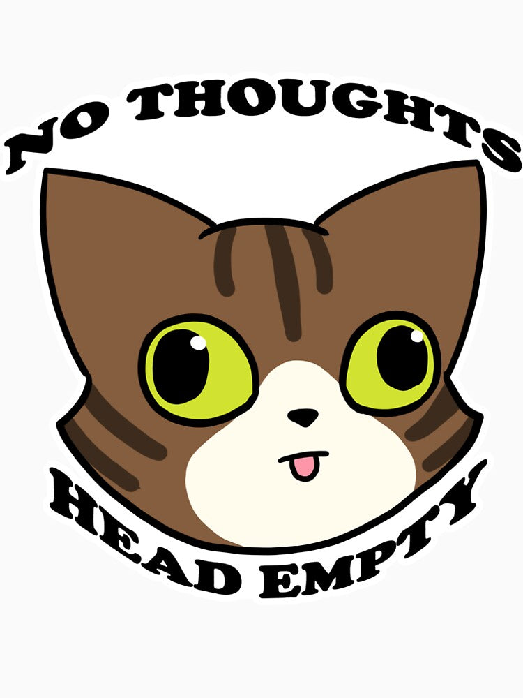 No Thoughts(Brown Tux) by DecorativeCats