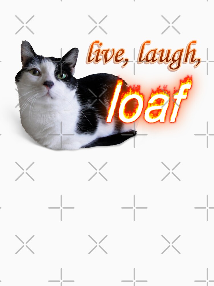 Live Laugh Loaf Cat word art by snazzyseagull