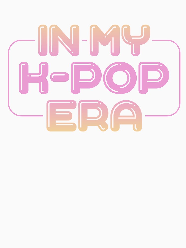 In My K-pop Era Shirt, Funny Kpop Fan Gift, Minimalist K-pop Aesthetic Tee, K-pop Concert Outfit, Korean Music Lover Tshirt, Trendy Slogan Top by Alexsheldesign