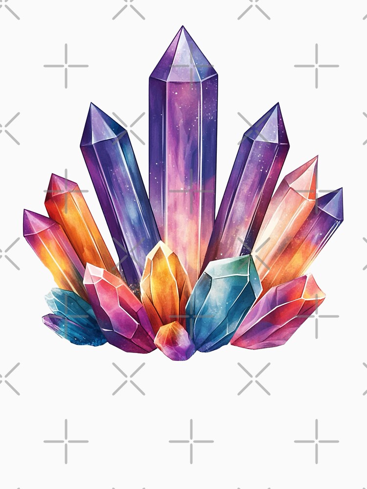 Mystical Healing Crystals by Myra365Art