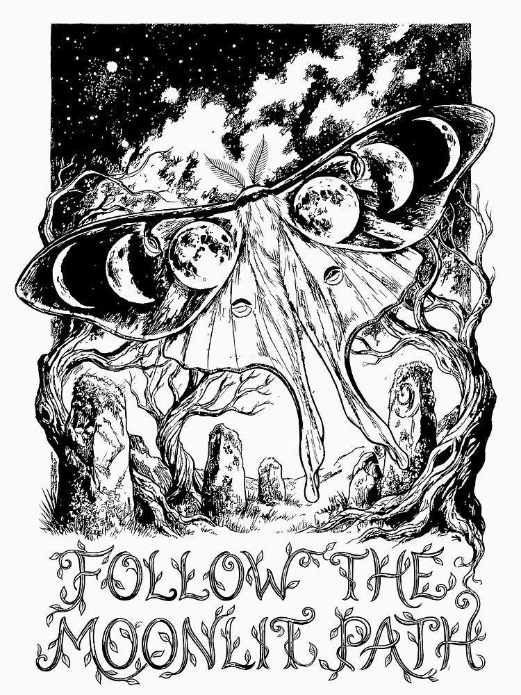 Flight of the Nocturnal Guide - Celestial Moon Phases by bapupa