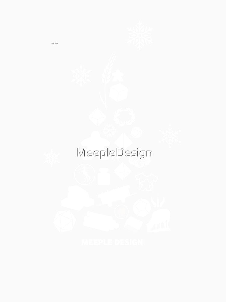 Meeple Design Board Game Resources Christmas Tree - Board Games - Gaming Art by MeepleDesign