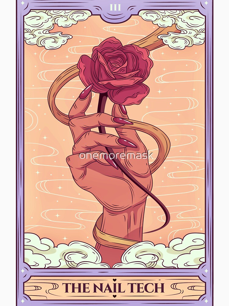 Nail tech tarot card by onemoremask