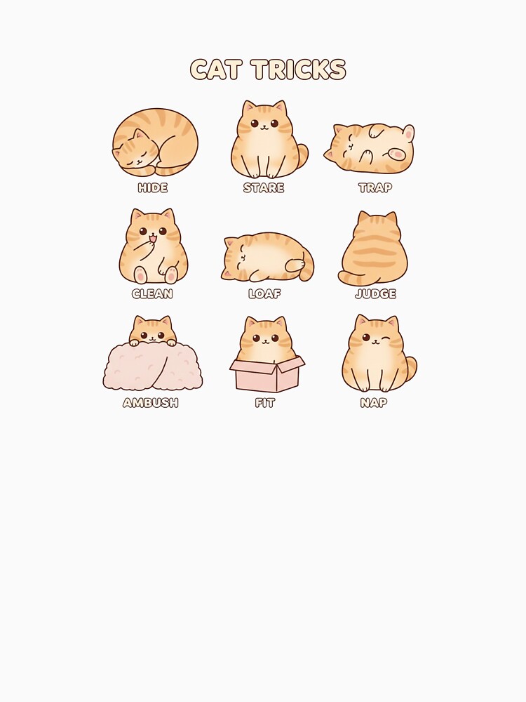 Cat Tricks & RPS Paw Pun | The Ultimate Cat Lover T-shirt by Splotchly