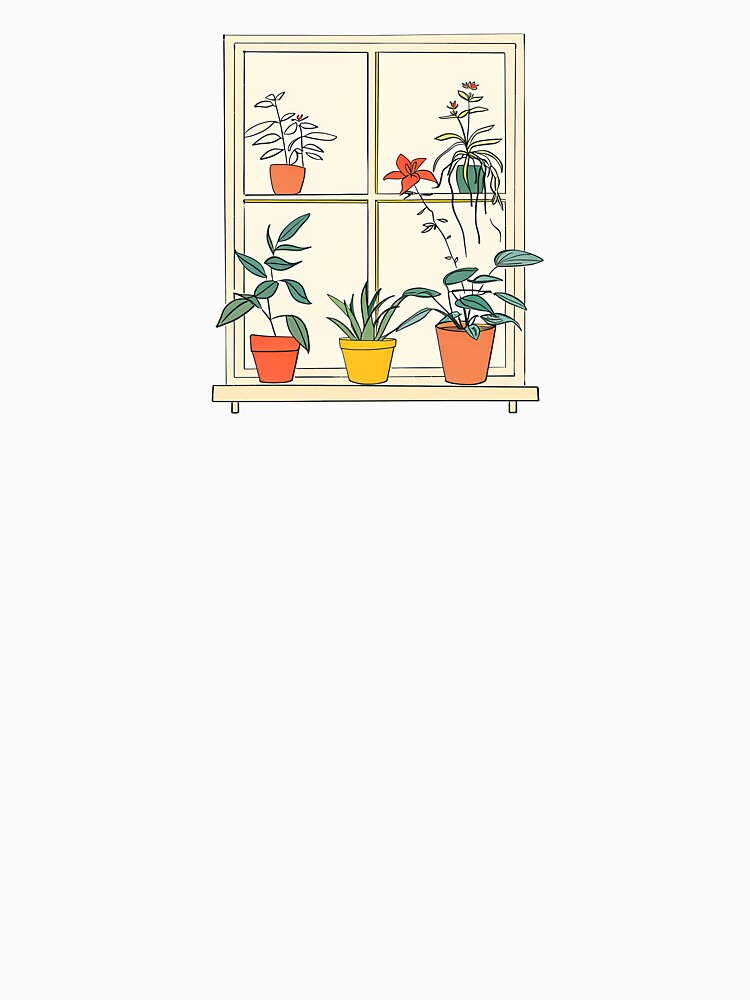 Plants in a Window by Weirdanya
