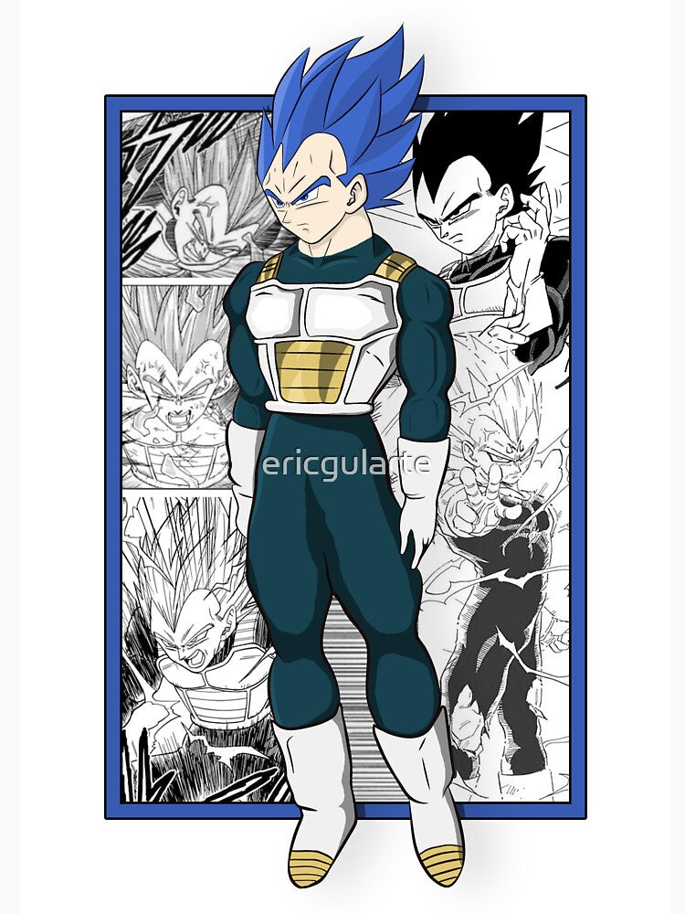 Blue Manga Guy by ericgularte