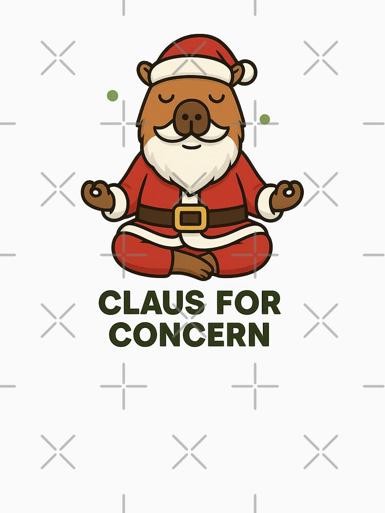 Capybara Santa Zen by RetroPop23