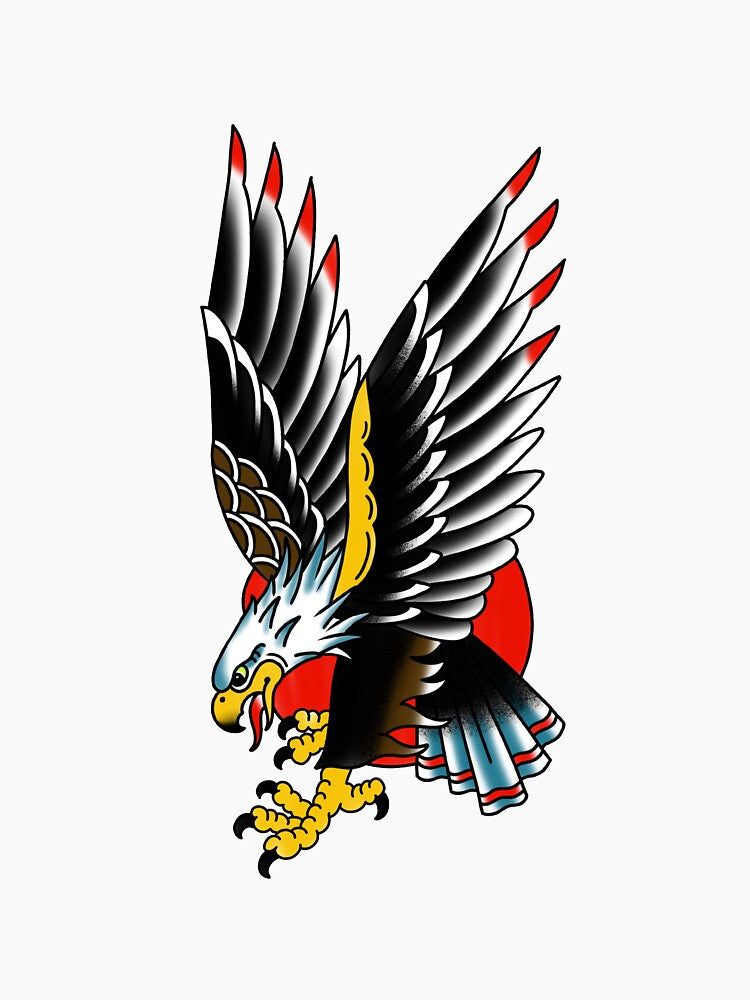 Traditional Tattoo Eagle by stephenjshaw