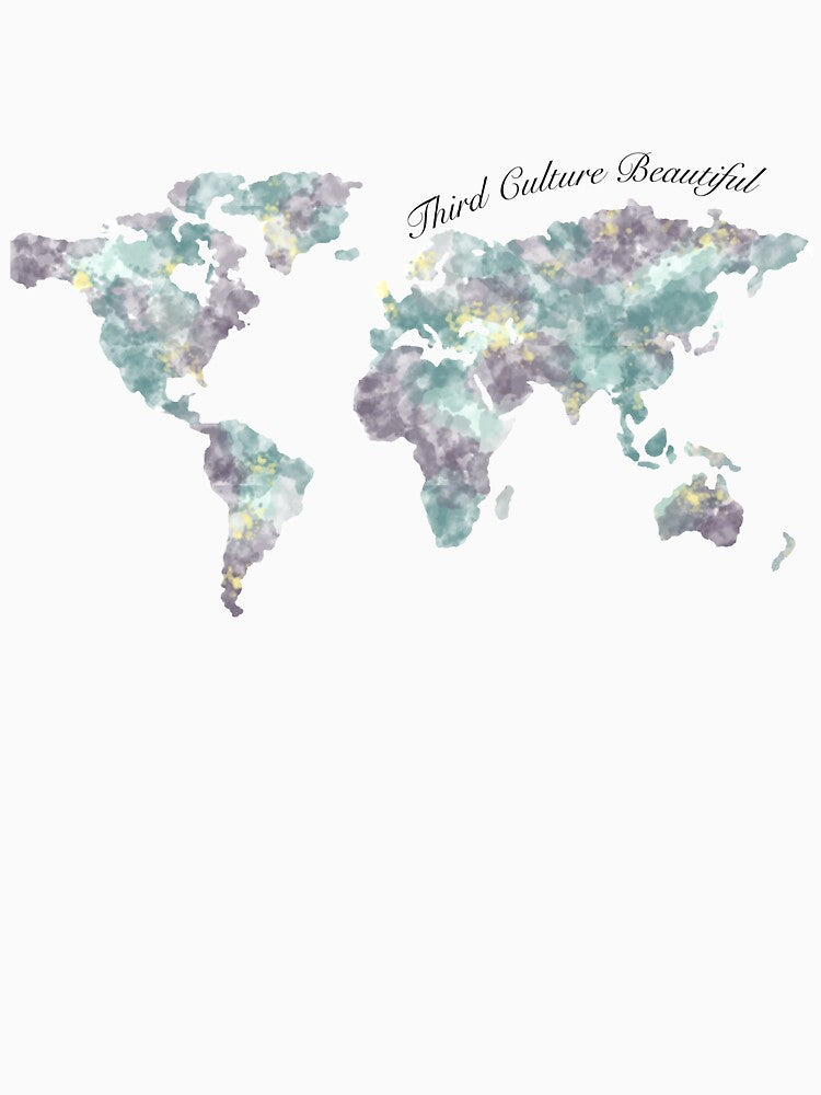 Third Culture, Watercolour World Map by HaanaSam