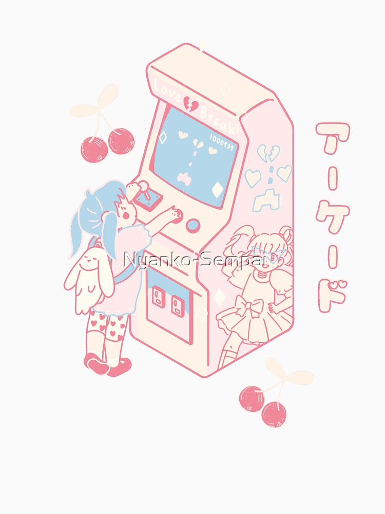 Pastel Kawaii arcade girl by Nyanko-Sempai
