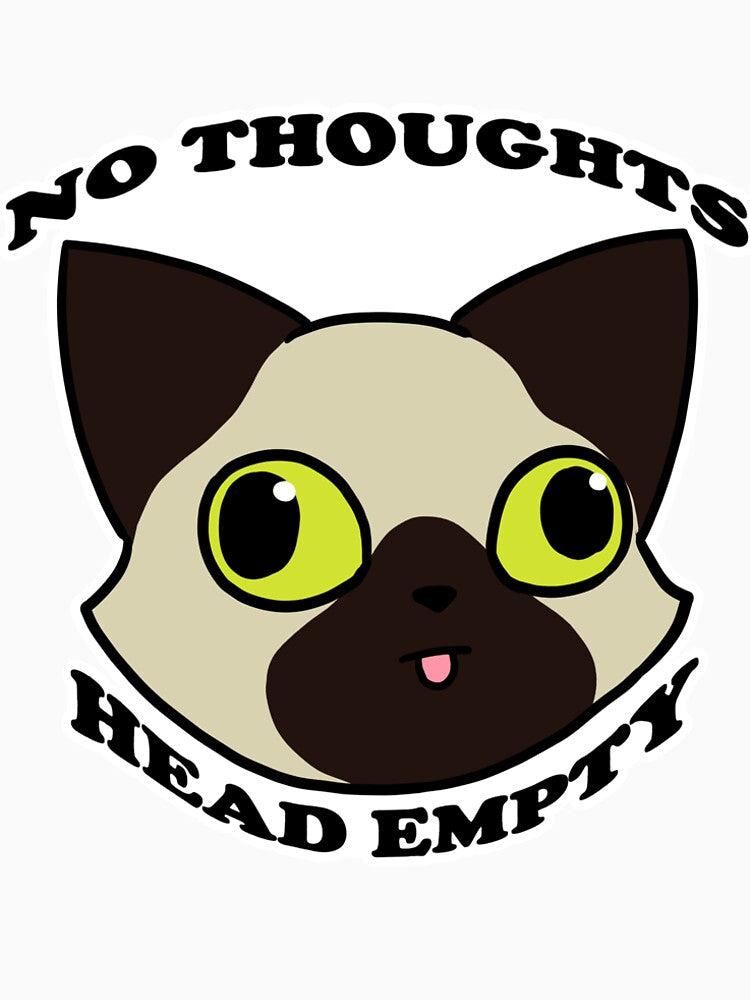 No Thoughts(Colorpoint) by DecorativeCats