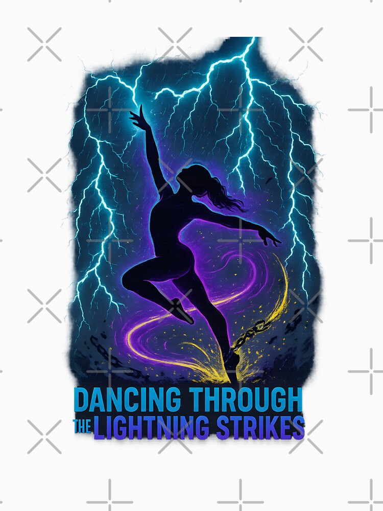 Dancing Through the Lightning Strikes – Fearless Storm Energy Art by W963x