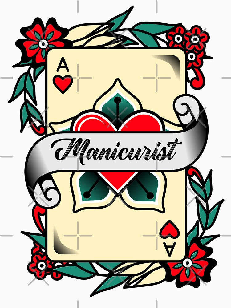 Manicurist With An Ace Of Hearts Graphic by MixedGears