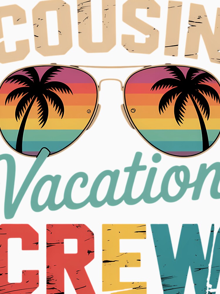Cousin Crew Family Vacation Summer Vacation Beach Sunglasses by sterabamineh