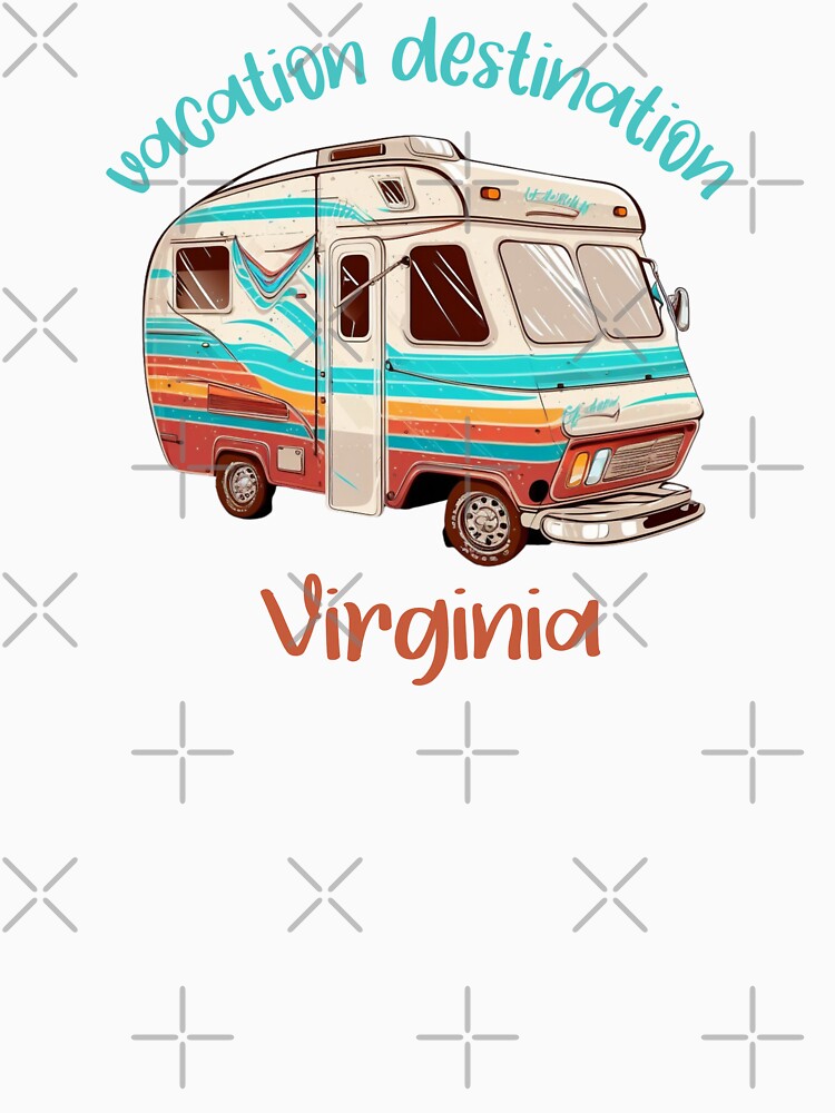Vacation Destination Virginia T-Shirt by MarqisStudio