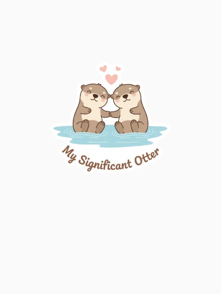 Cute Otter Couple: Significant Otter by LaElee