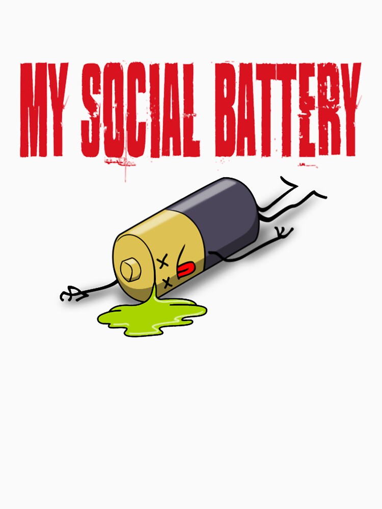 MY SOCIAL BATTERY (5) by GiftingGrotto
