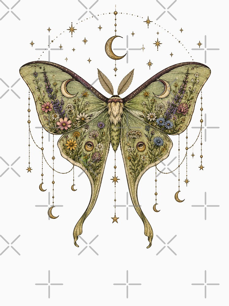 Celestial Luna Moth by MoonlitWhiskers