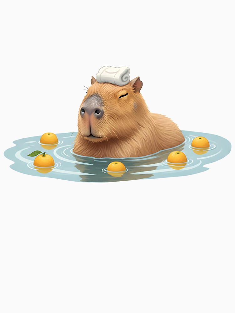 Capybara in Onsen - Relaxing Japanese Spa by uniqueworkz