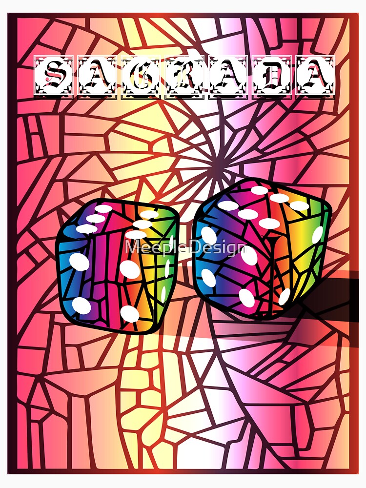 Sagrada - Board Games Design - Movie Poster Style - Board Game Art by MeepleDesign