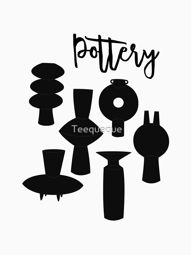 Modern black pottery by Teequeque