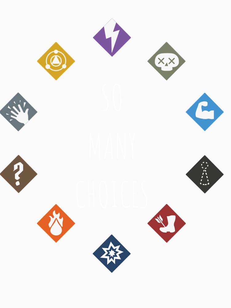 Gloomhaven So Many Choices - Board Game Inspired Graphic - Tabletop Gaming by DerekMcCronex