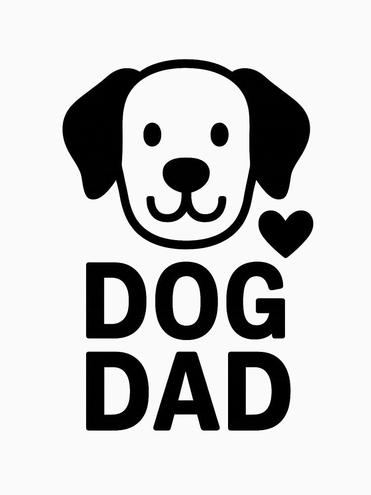 Dog Dad – Bold Minimalist Pet Lover Design by CkerCky