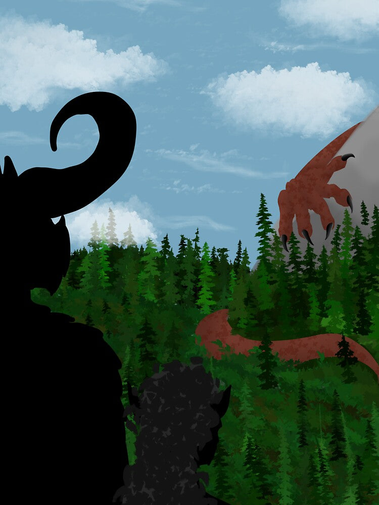 Mount of the Dragon by LotusFur-Art