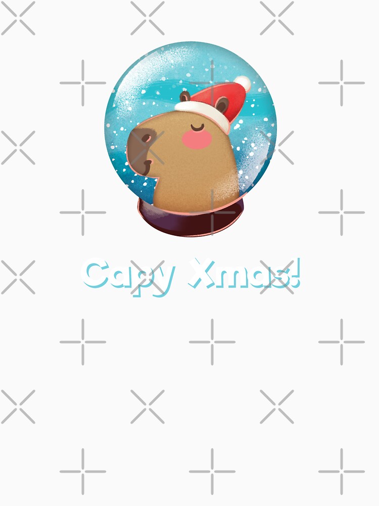 Capybara Capy Xmas Christmas by supermara