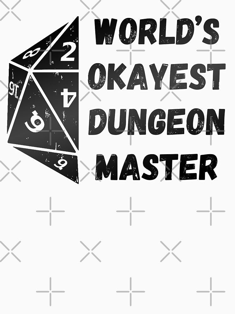 World's Okayest Dungeon Master (Black) by artjeremiah