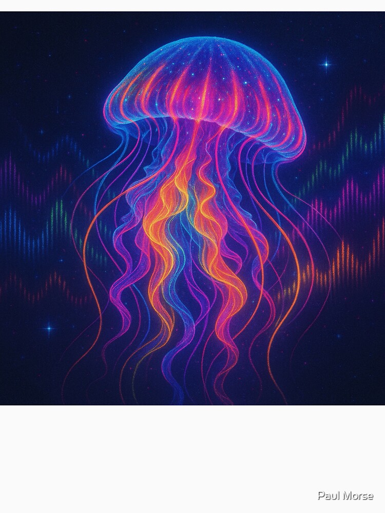 Neon Jelly Fish by Paul Morse