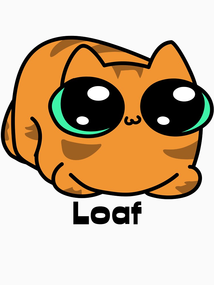 Orange Cat Loaf by CatShirtDotShop