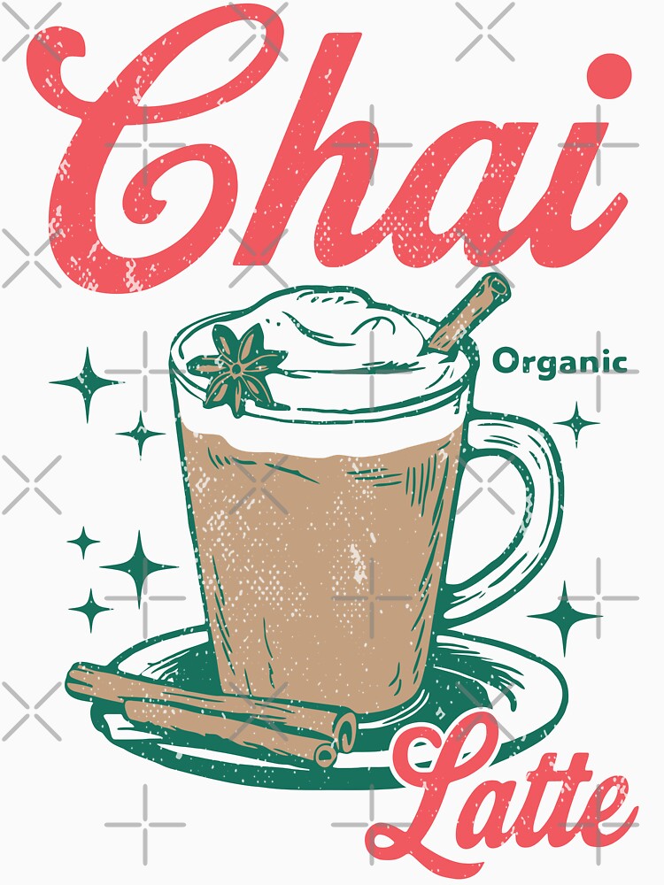 Chai Latte Vintage Spiced Tea Lover by Y-Vibes