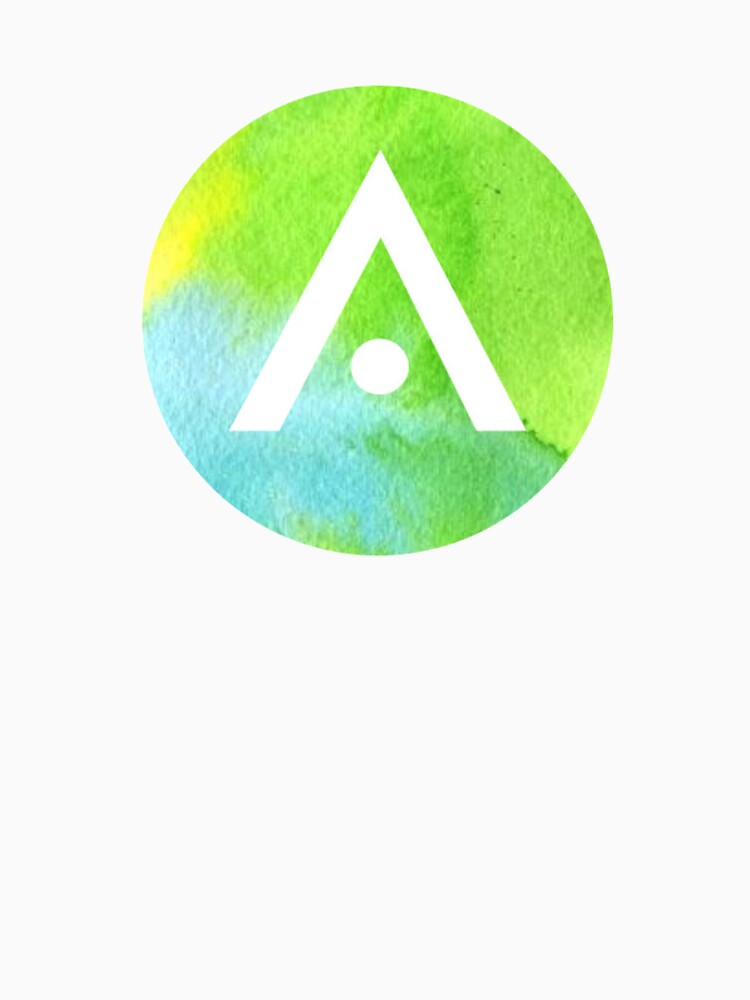 Green and Blue Watercolor Aveda Logo by Dalaura