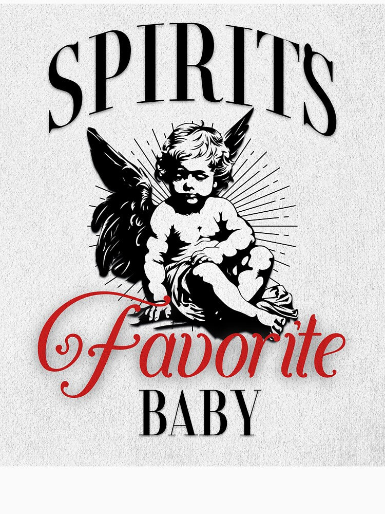 Spirit’s Favorite Baby – Funny Faith-Inspired Angel Art by AATGShop