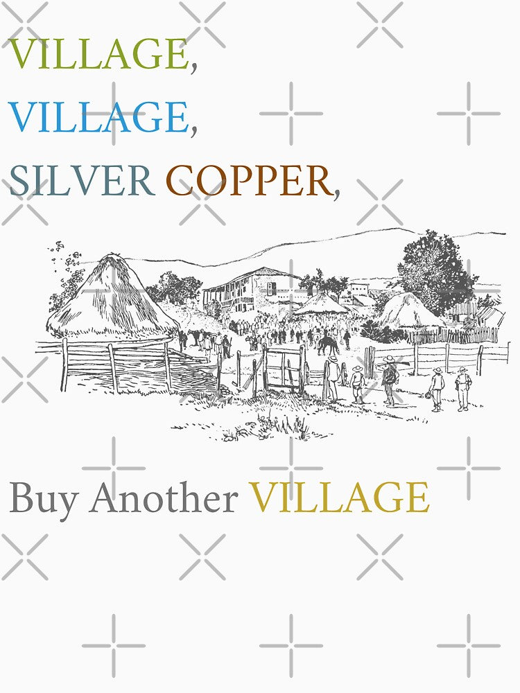 Village Village Village Dominion Card Game by NerdyByDesign