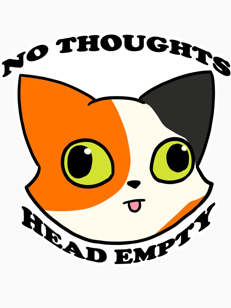 No Thoughts(Calico) by DecorativeCats